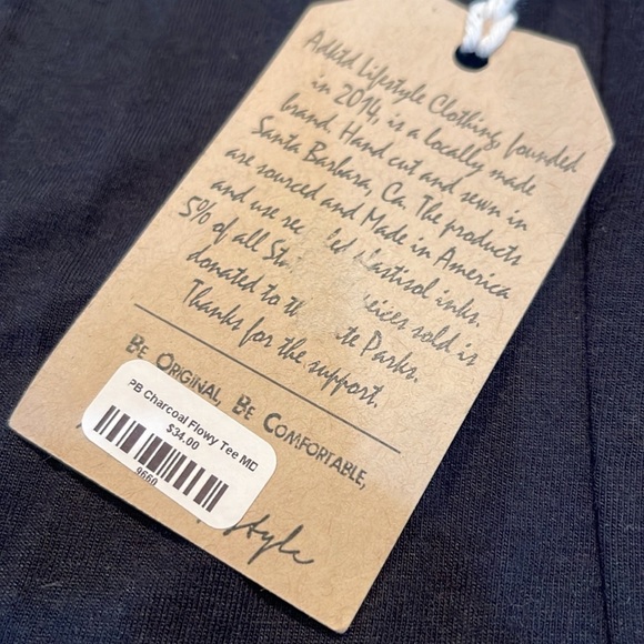 NWT Black Pismo State Beach Fitted T-Shirt - Picture 2 of 5